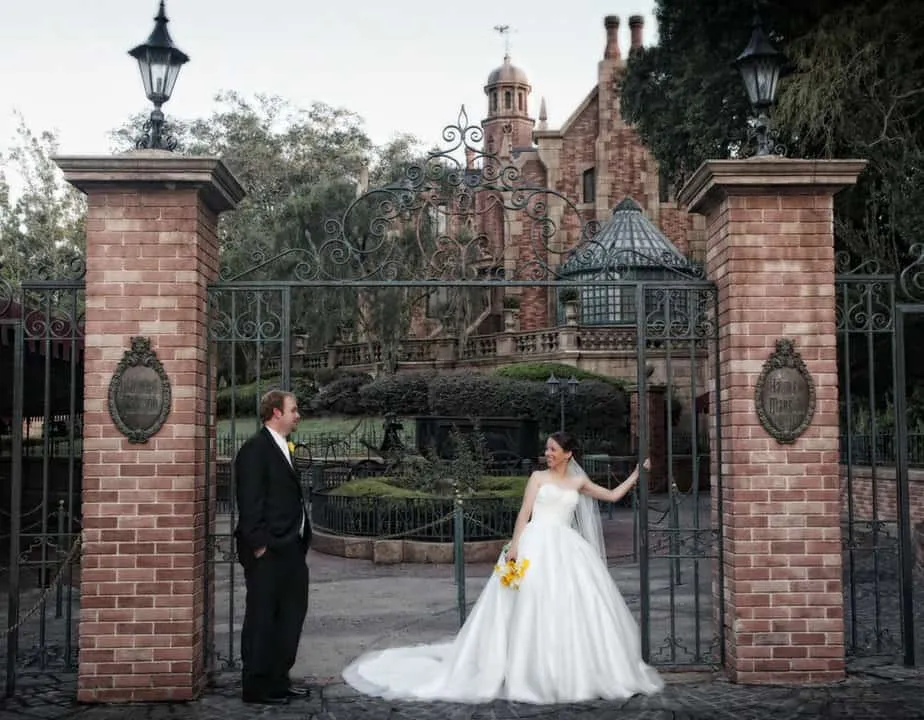 Haunted Mansion Wedding in Disney World and Disneyland