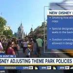 New Disney smoking rules on ride