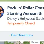Rock 'n' Roller Coaster temporarily closed while riders were stuck upside down
