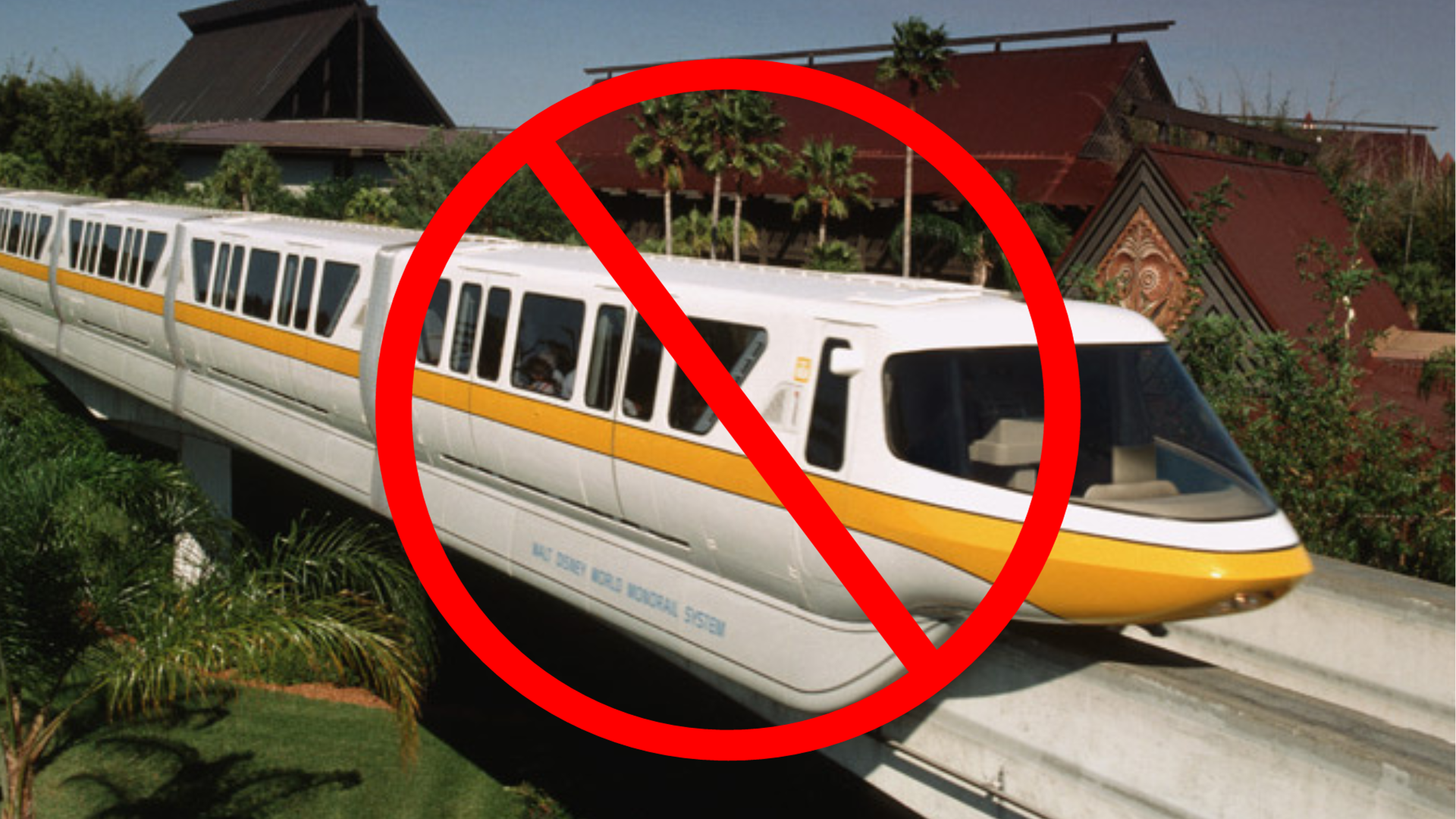 Disney is removing the monorail and installing walkways instead
