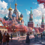 Initial concept art for Disneyland Russia