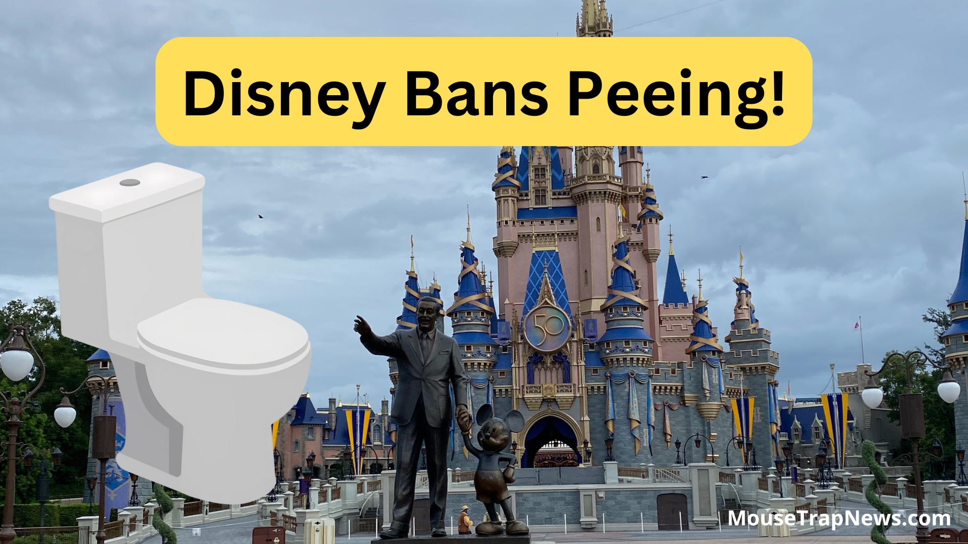 Disney Officially Bans Peeing in Their Lines