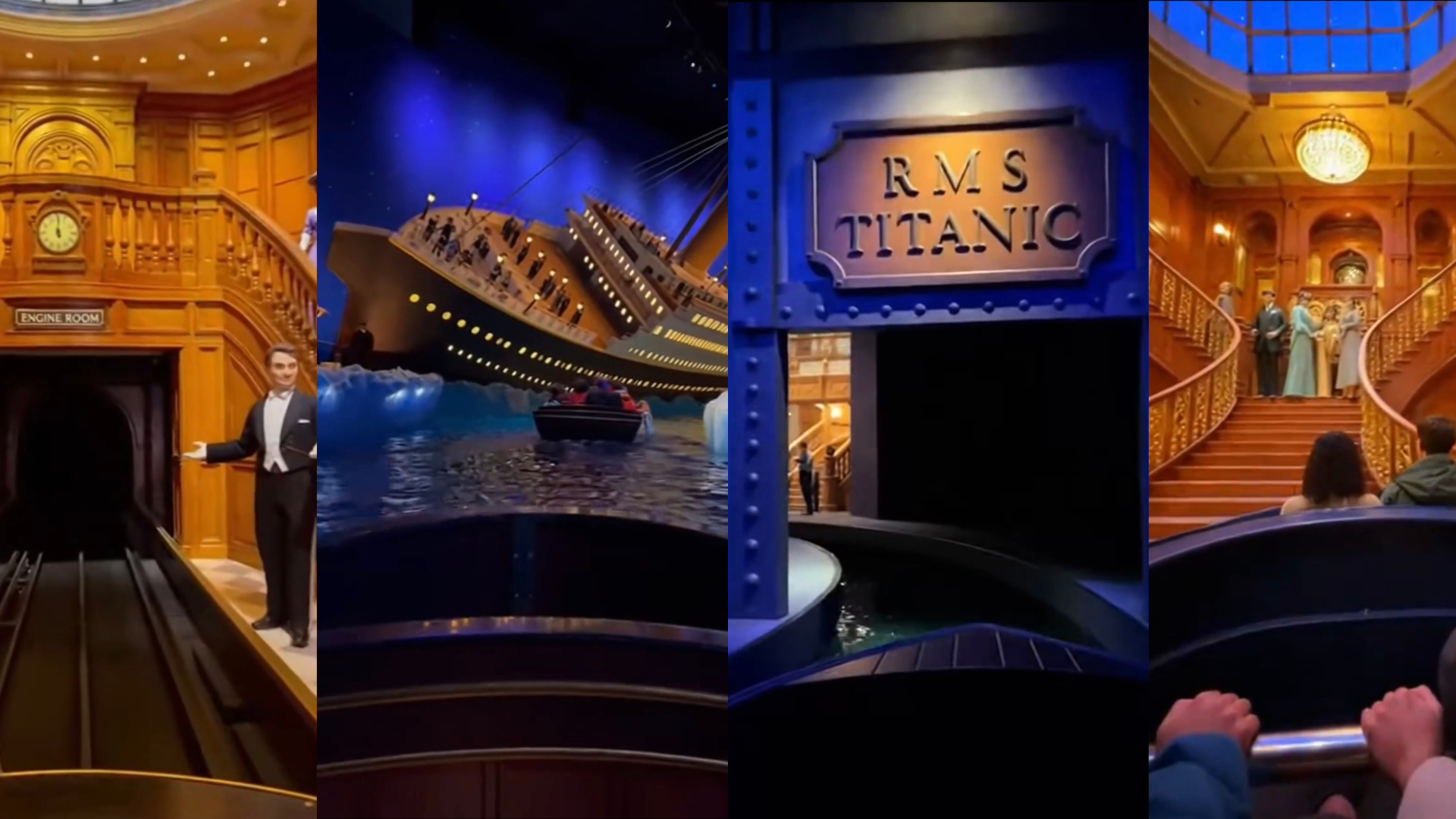 More on ride footage of the Titanic ride coming to Disney